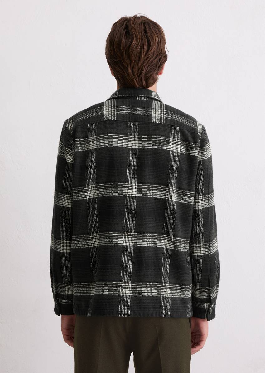 Overshirt made from heavy organic cotton flannel