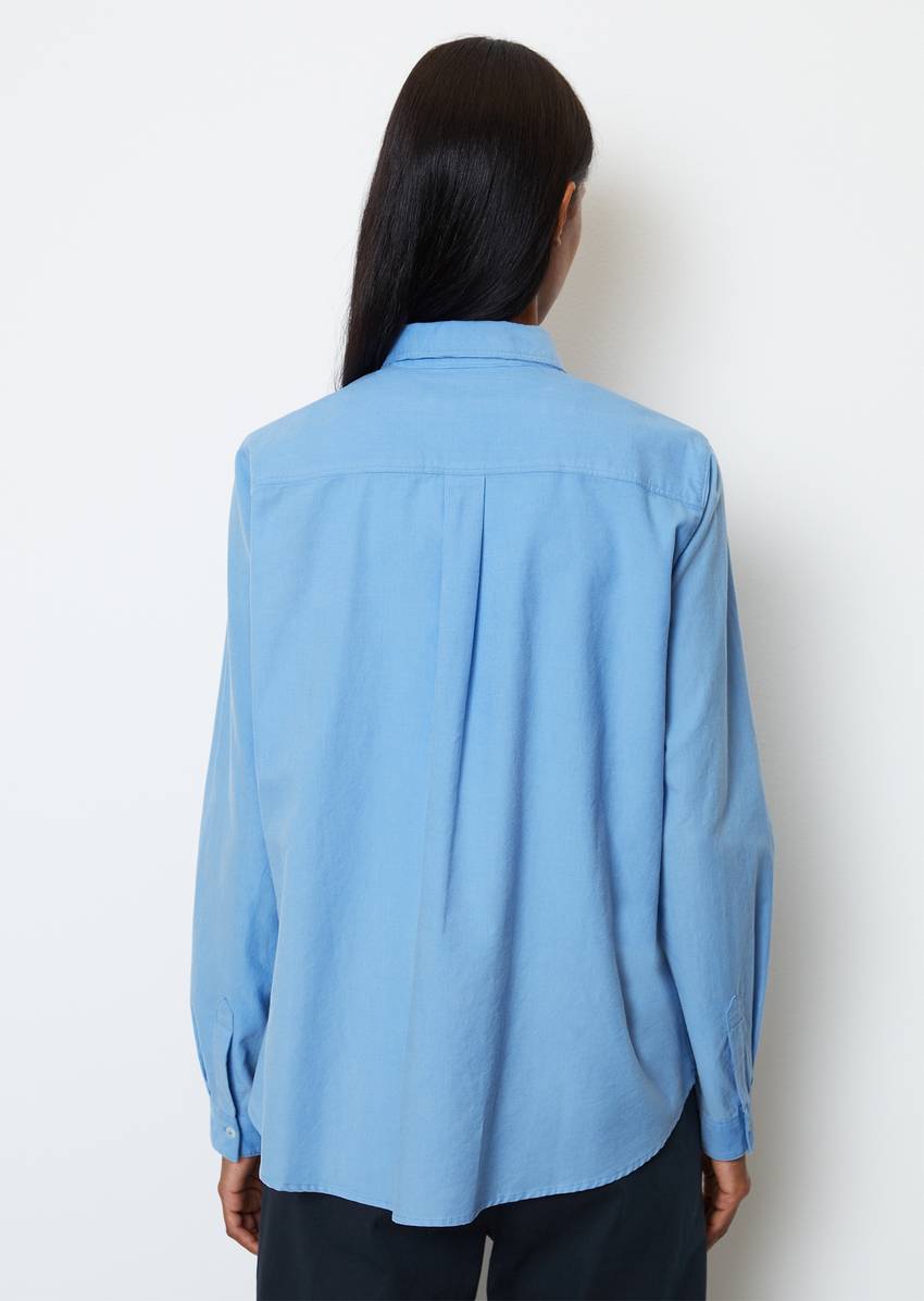 Blouse in velvety corduroy quality