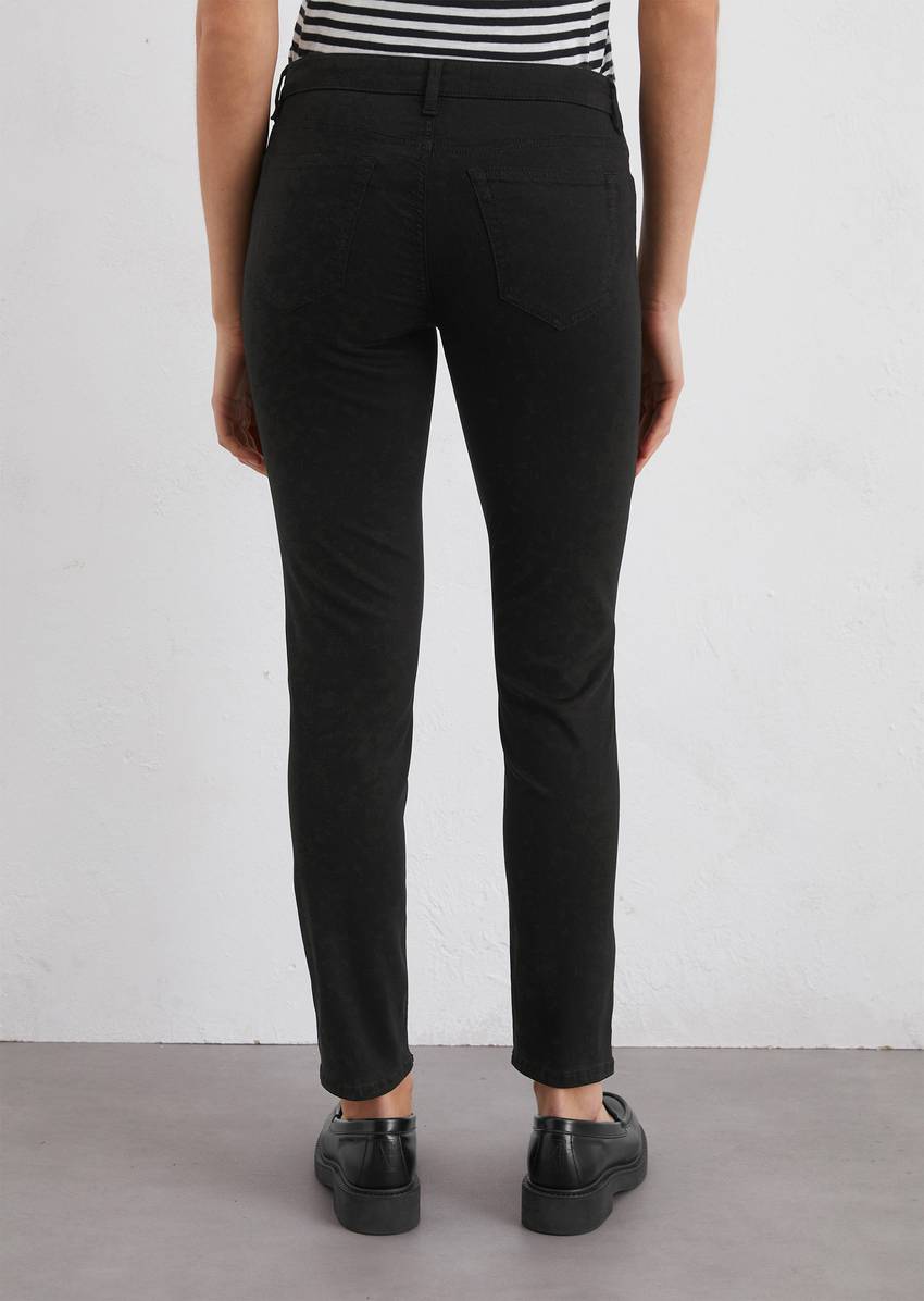 Pants model Lulea slim made from a lyocell-cotton mix