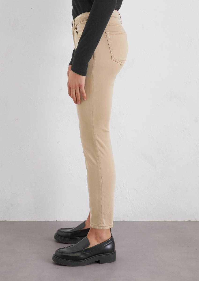 Pants model Lulea slim made from a lyocell-cotton mix