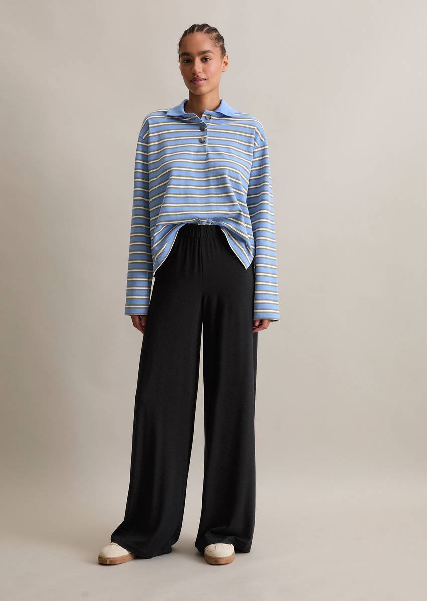 Jersey pants wide from LENZING™ ECOVERO™