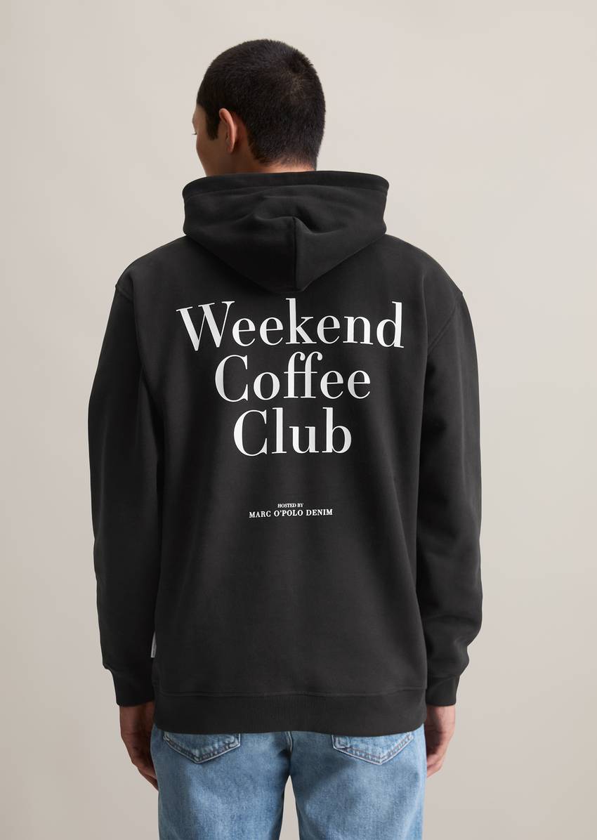 Hoodie relaxed with casual back print