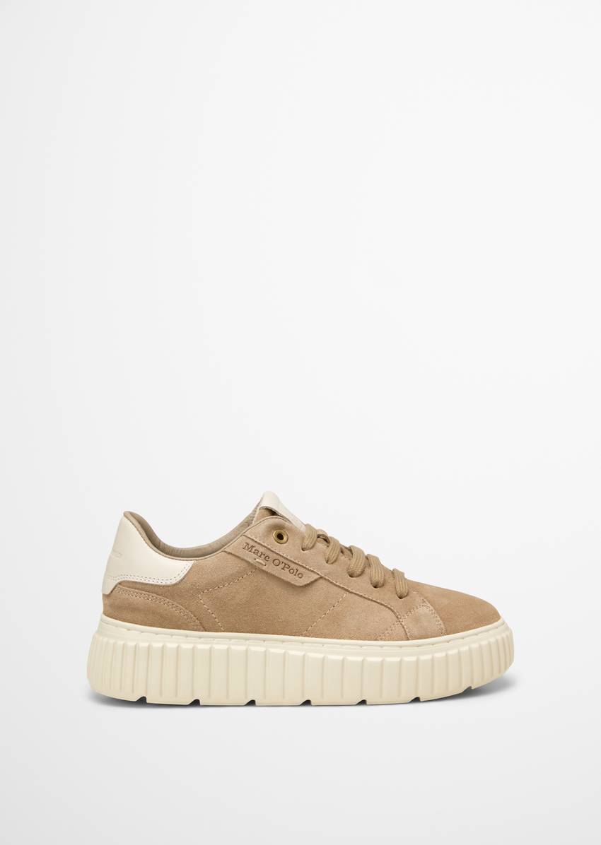 Sneaker made from suede