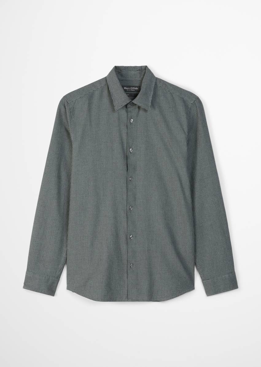 Shirt shaped made from organic cotton flannel
