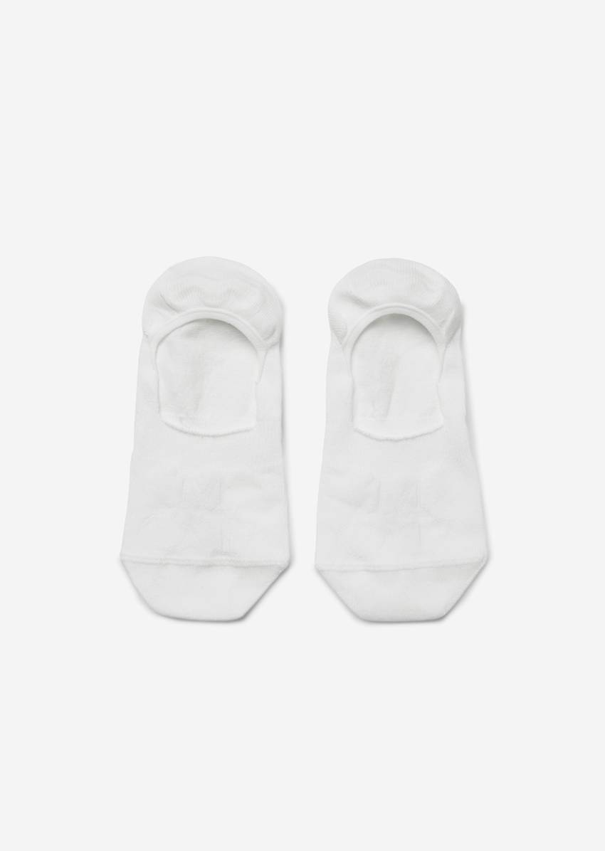 Shoe liner socks in a pack of two