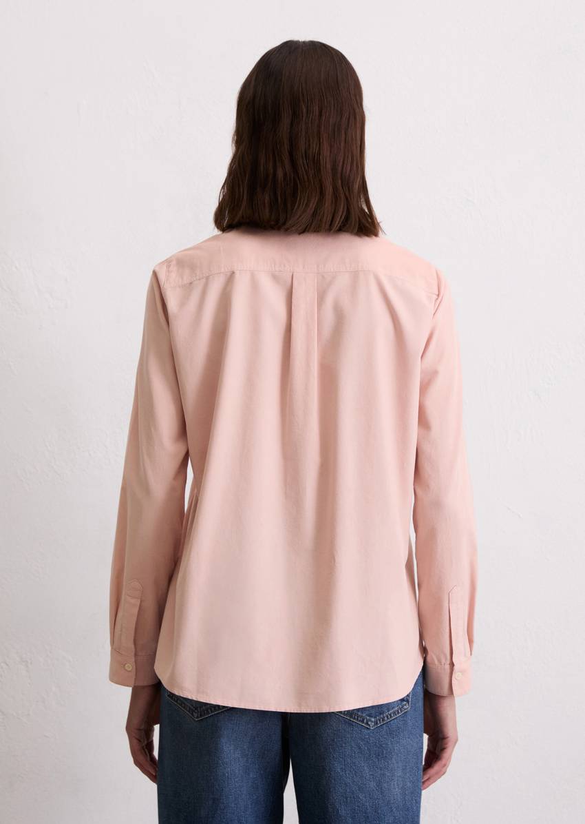 Blouse in velvety corduroy quality