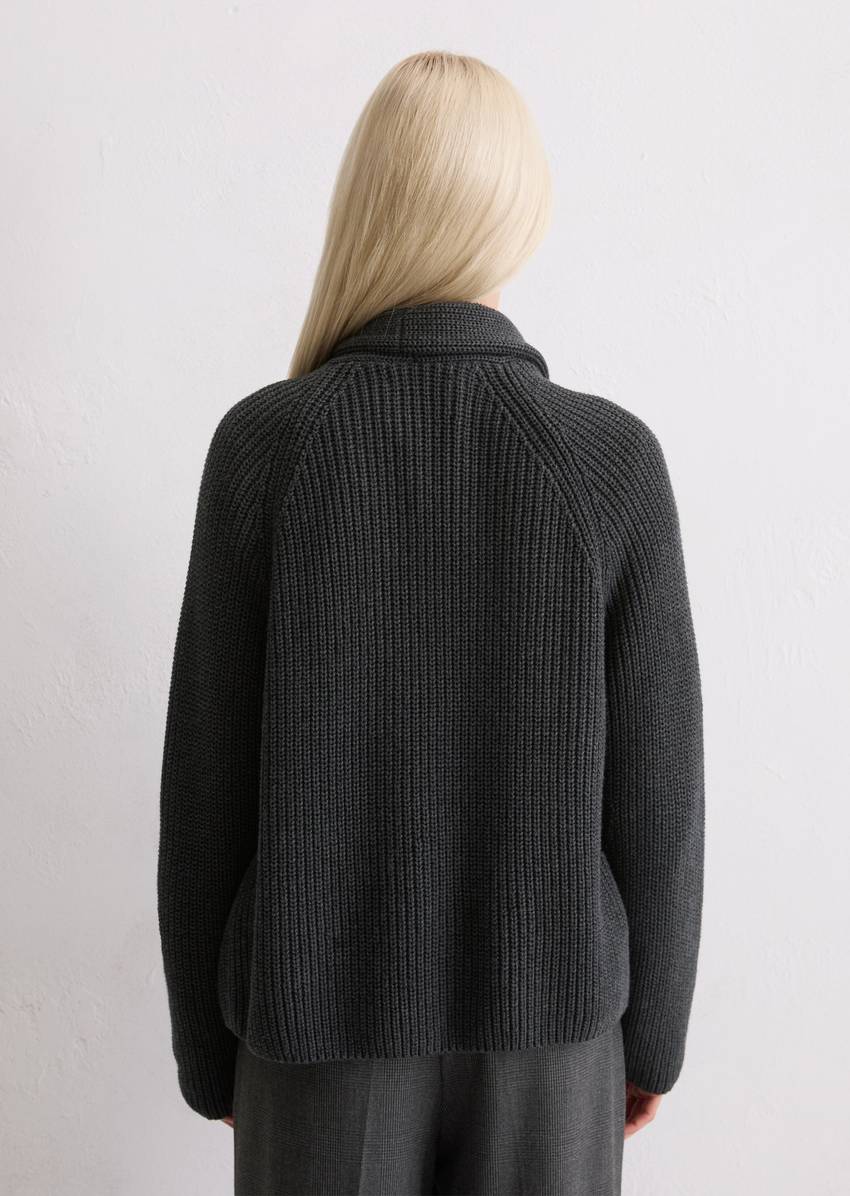 DfC Cardigan regular made from heavyweight organic cotton