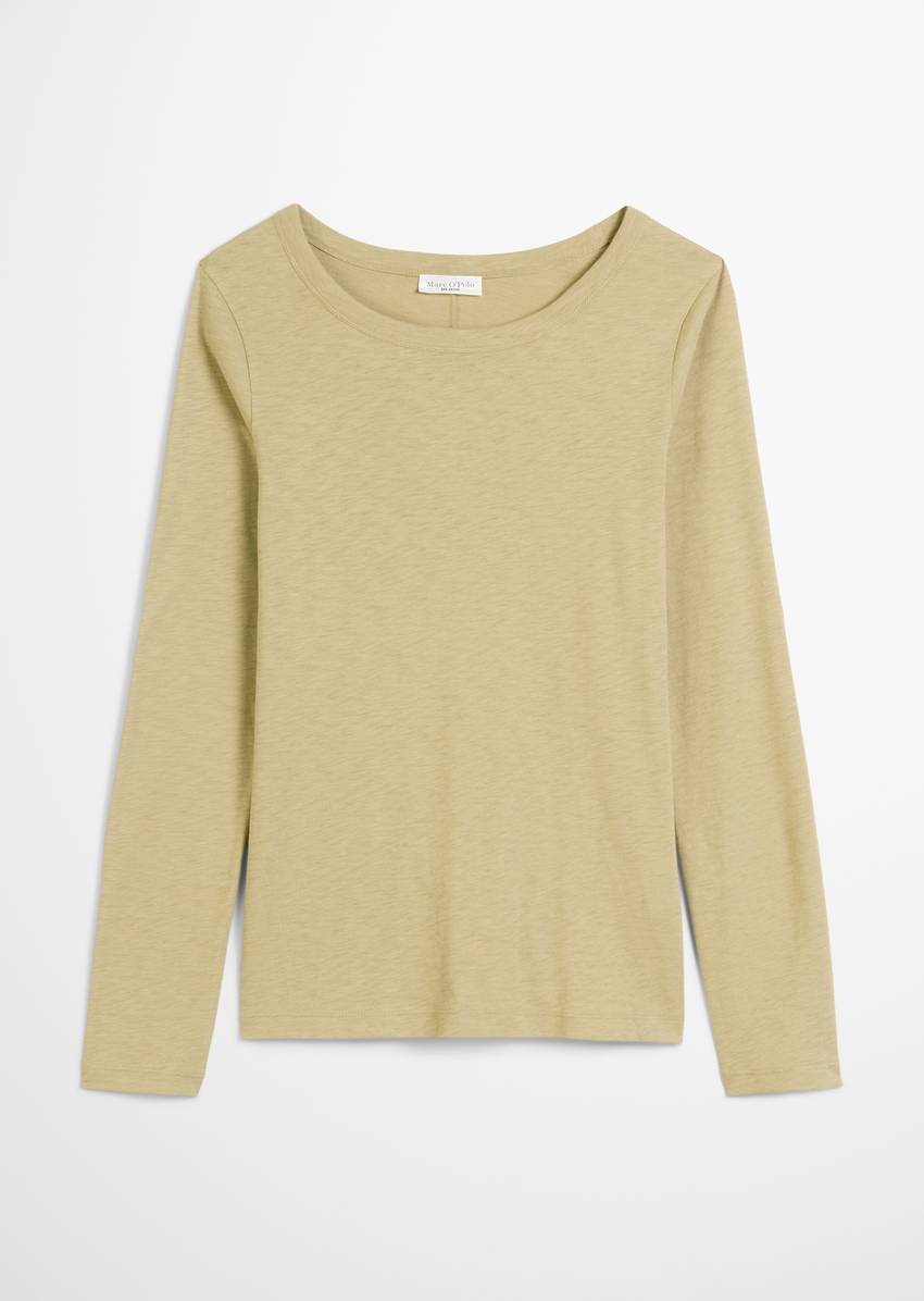 DfC longsleeve slim made from particularly soft slub jersey