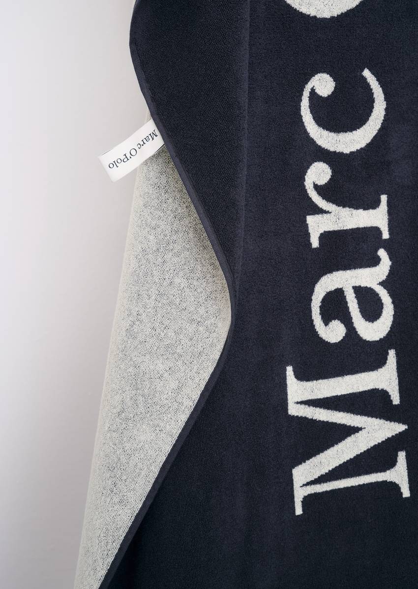 Statement bath towel made from pure organic cotton