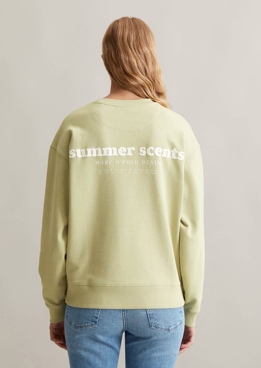 Oversize sweatshirt made from soft French terry