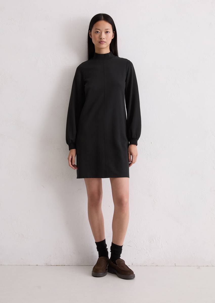 Relaxed jersey dress made from interlock quality