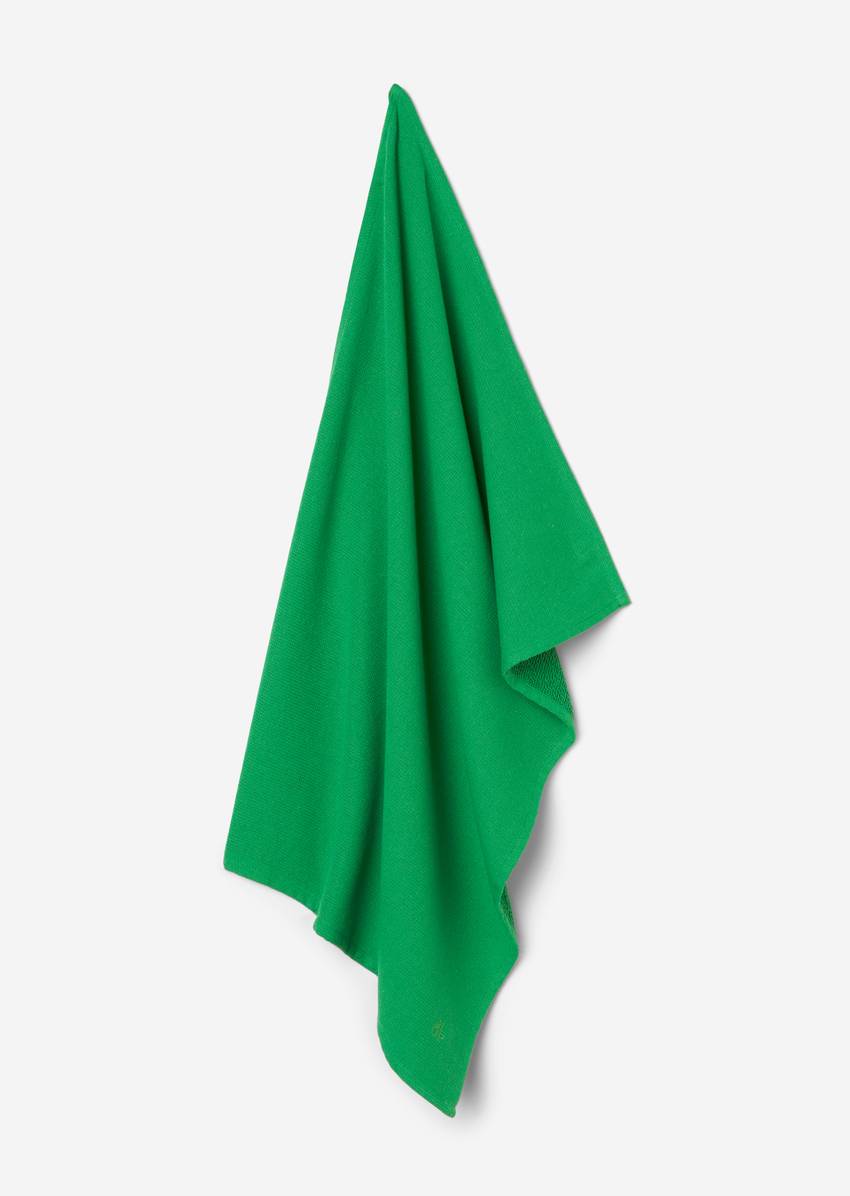 Kitchen towel with extra soft back