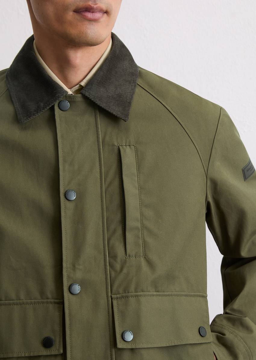 Barn jacket regular made from water-repellent Dry Wax Cotton
