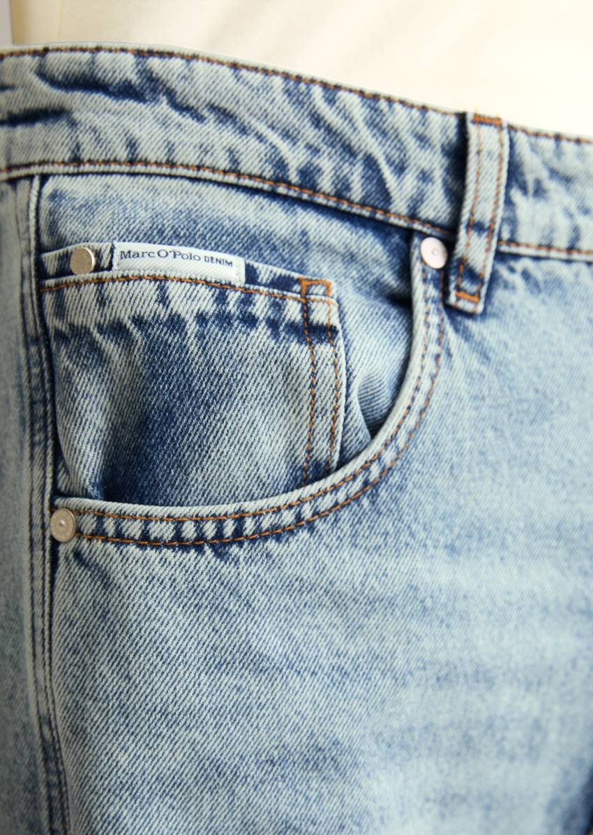 Jeans model Enni made from denim with European nettle fibers