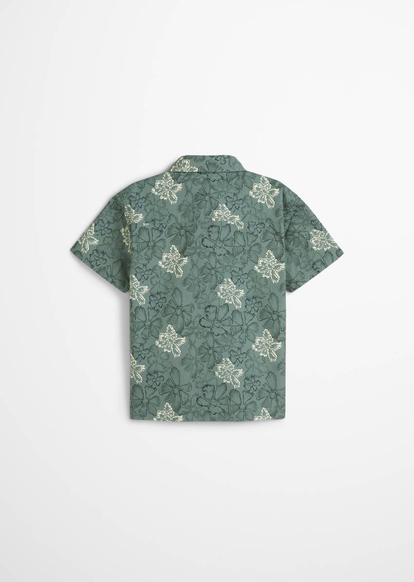 KIDS-BOYS short-sleeved shirt made from pure organic cotton