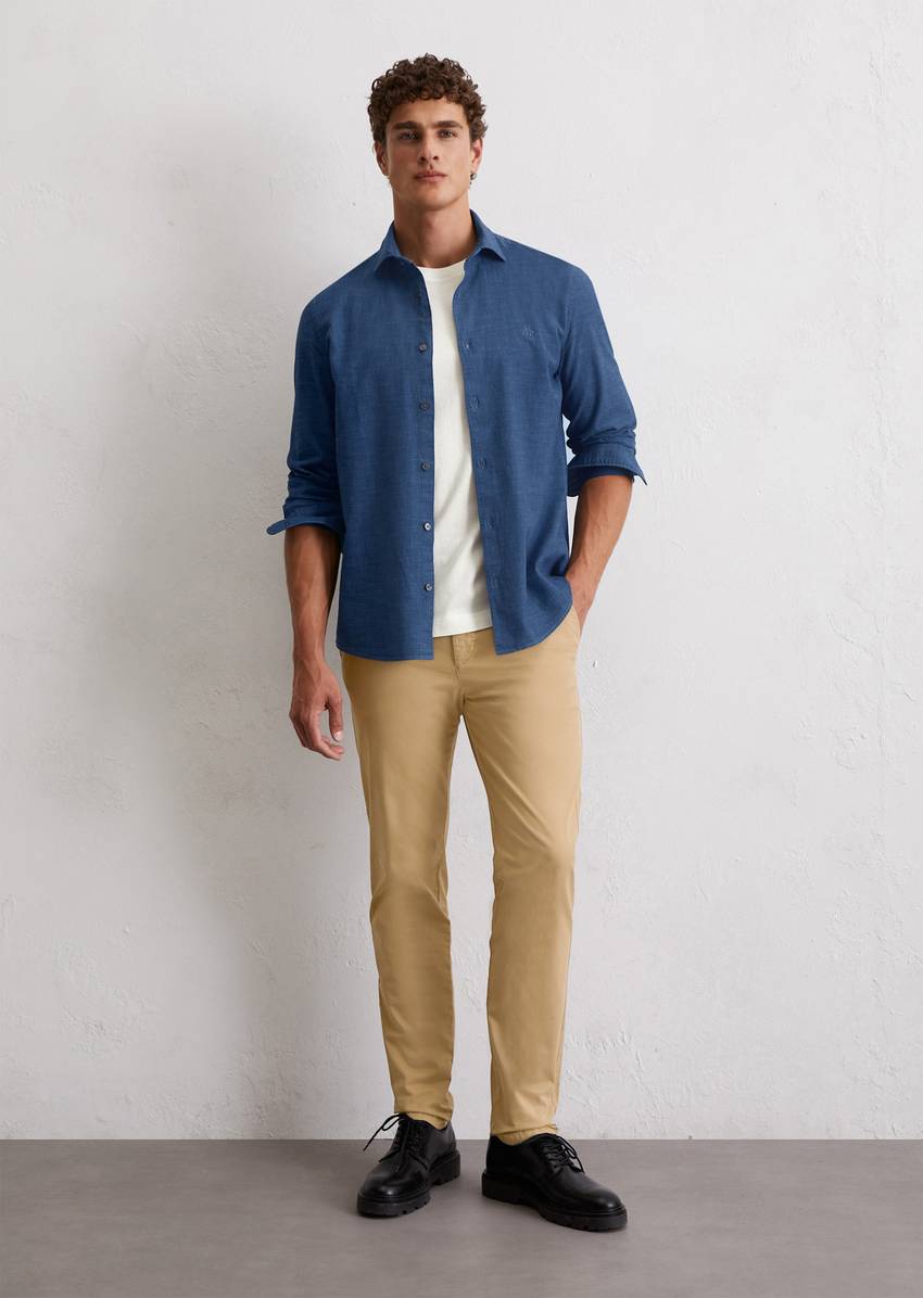 Chino model Osby tapered made from an organic cotton blend