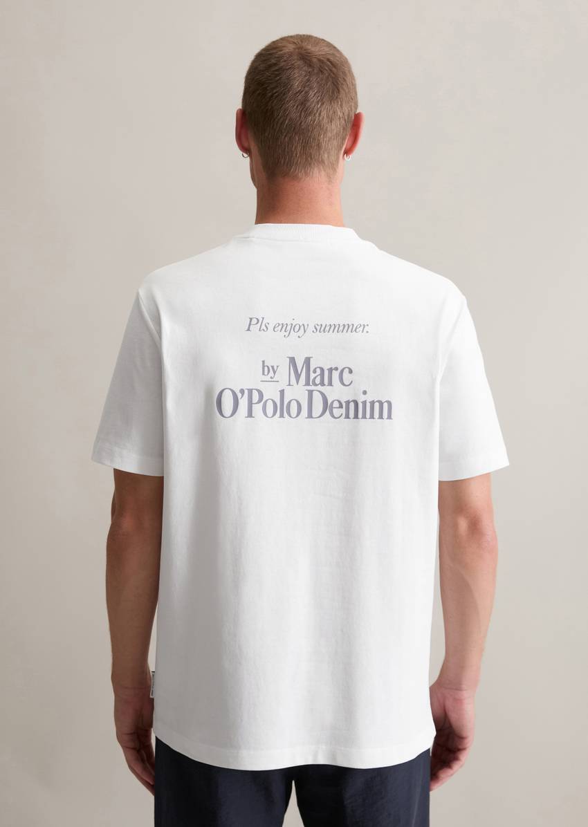 Relaxed T-shirt with back print