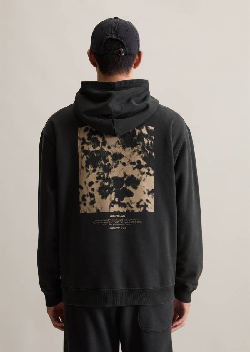 Hoodie relaxed made from soft touch organic cotton sweat
