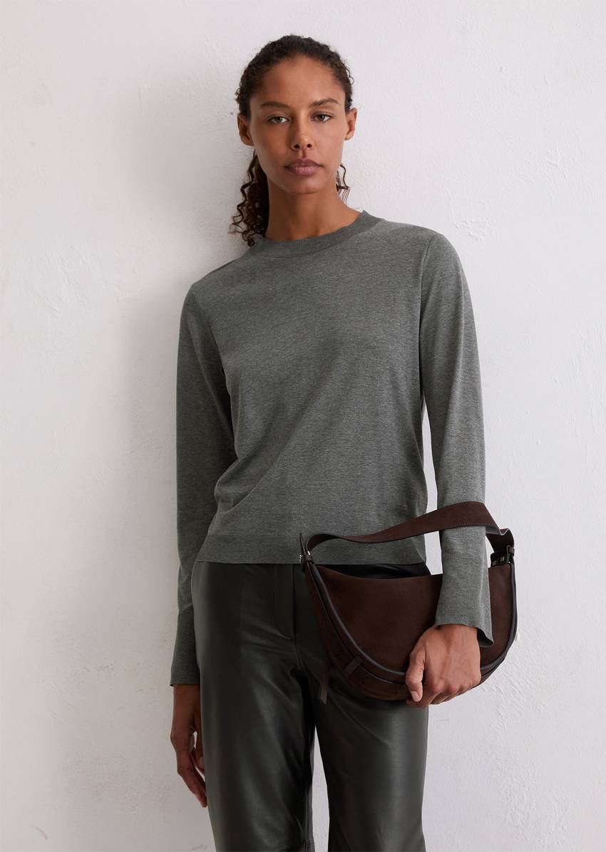 Luxury Longsleeve Regular made from a TENCEL™ Lyocell-cotton mix