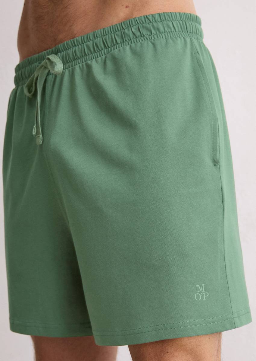 Lounge jersey shorts made from organic cotton