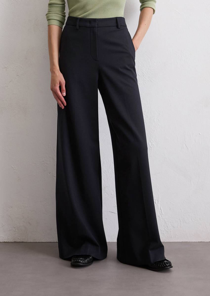 Travel Collection pants made from interlock jersey