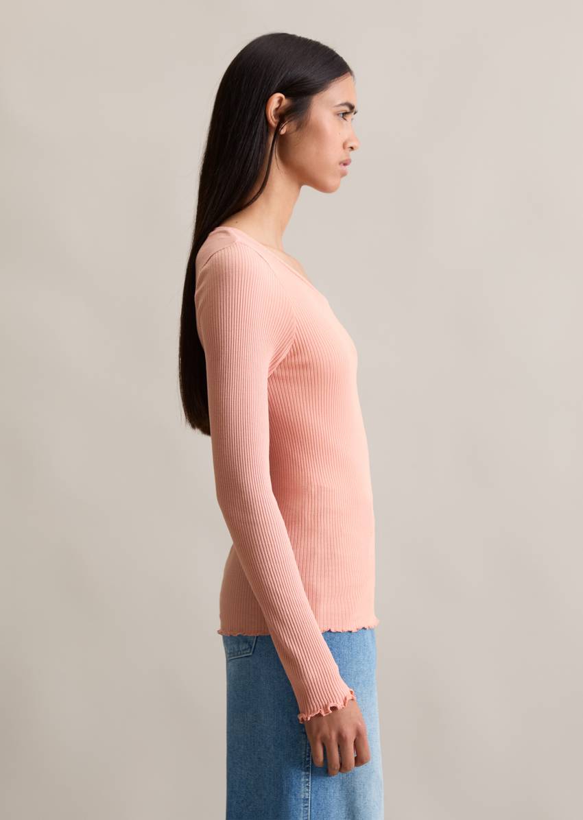 DfC longsleeve slim made from organic cotton stretch