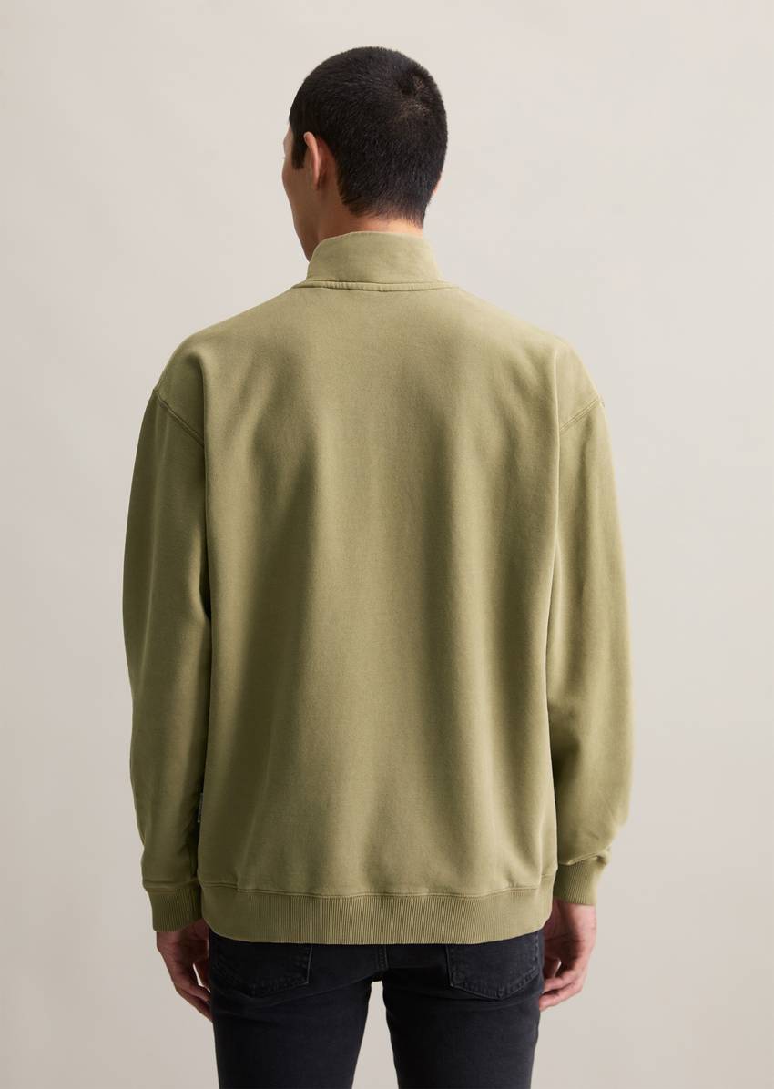 Troyer relaxed made from soft touch organic cotton sweat