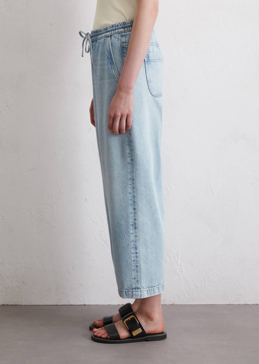 Flowing trousers wide made from TENCEL™ Lyocell mix