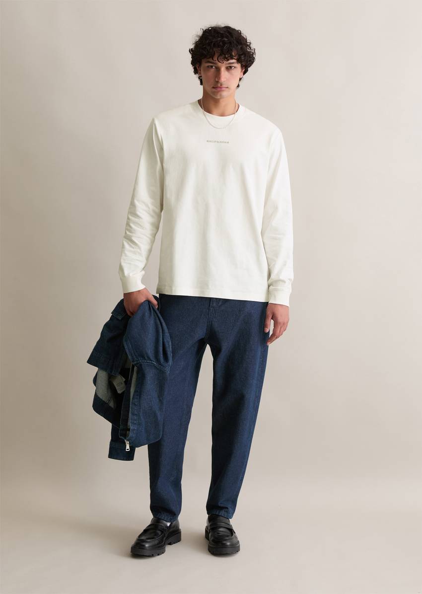 Jeans with European nettle fibers Model Isak relaxed cropped