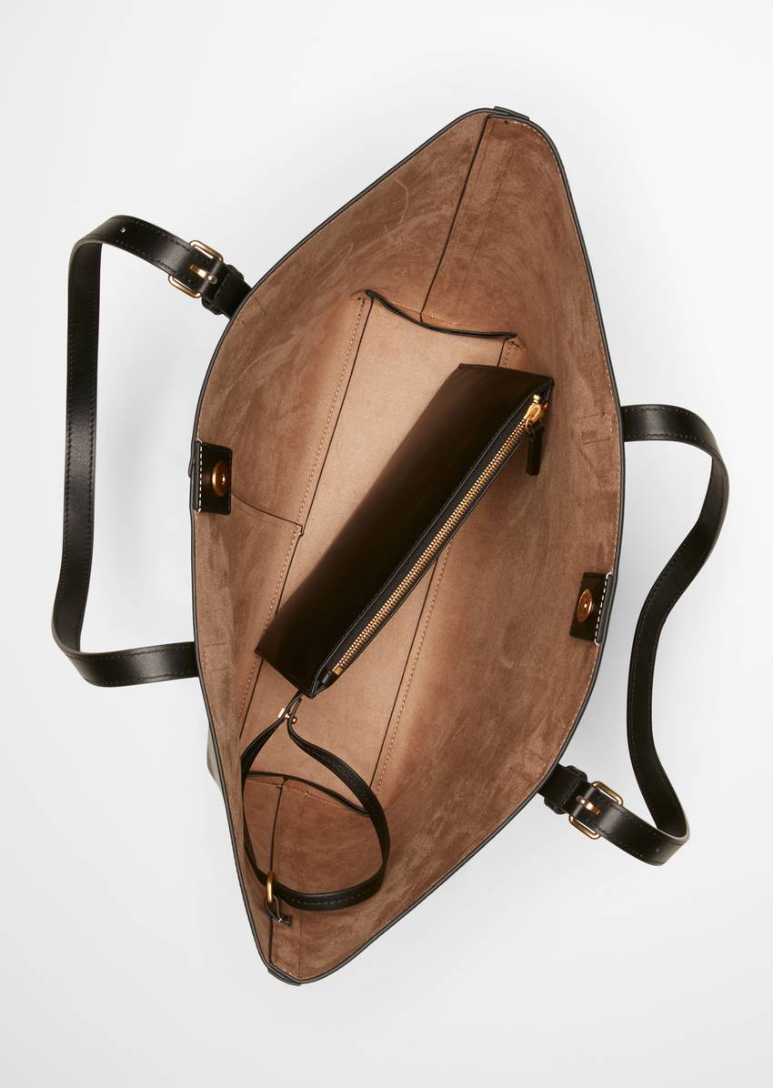 Shopper large with removable inner pouch