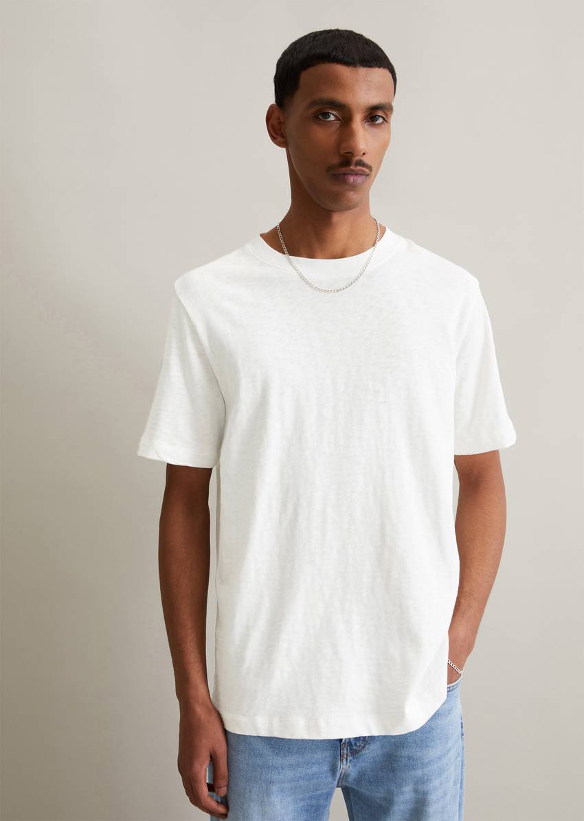 T-shirt regular made from soft slub jersey fabric