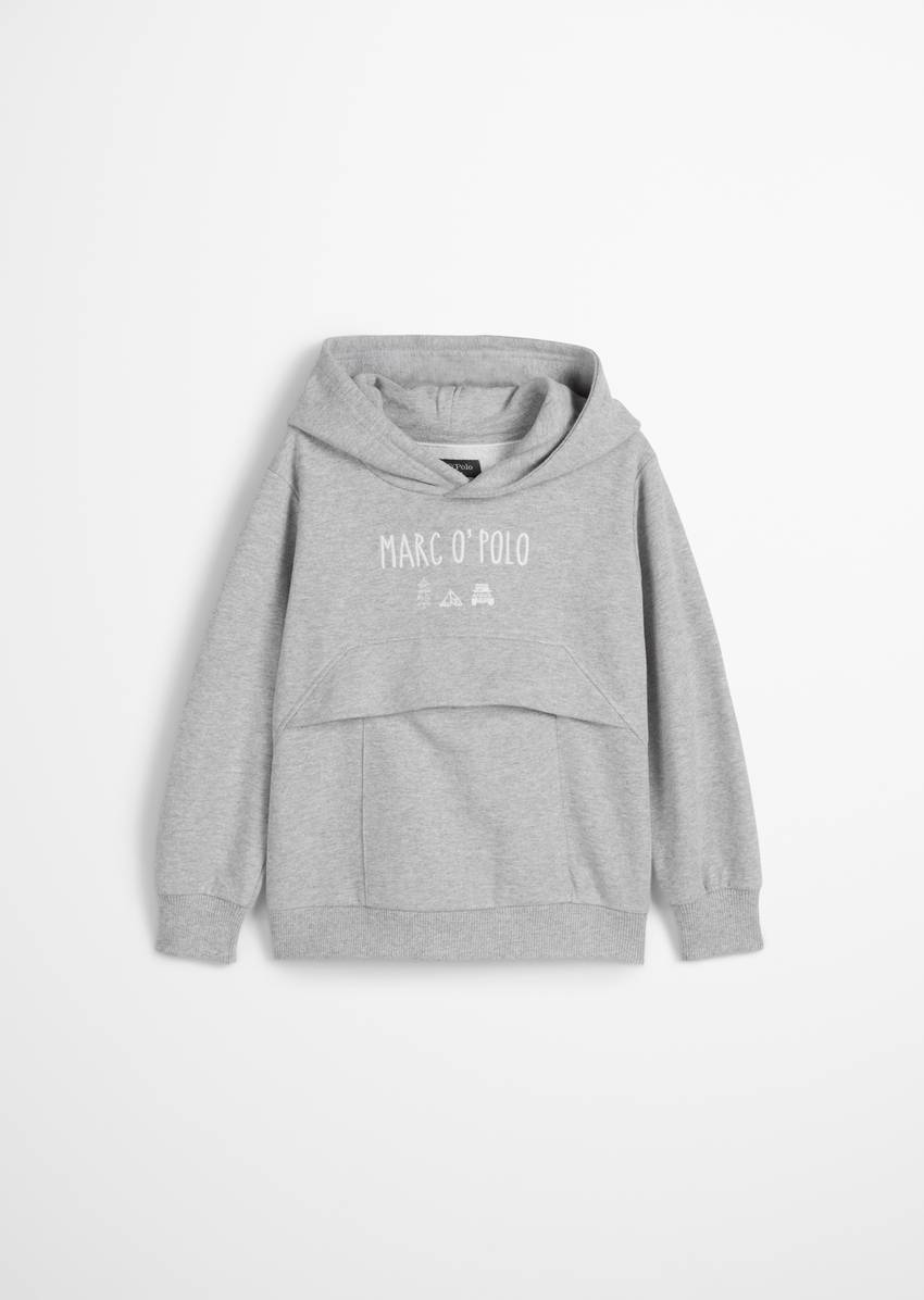 KIDS-BOYS Hoodie made from pure organic cotton