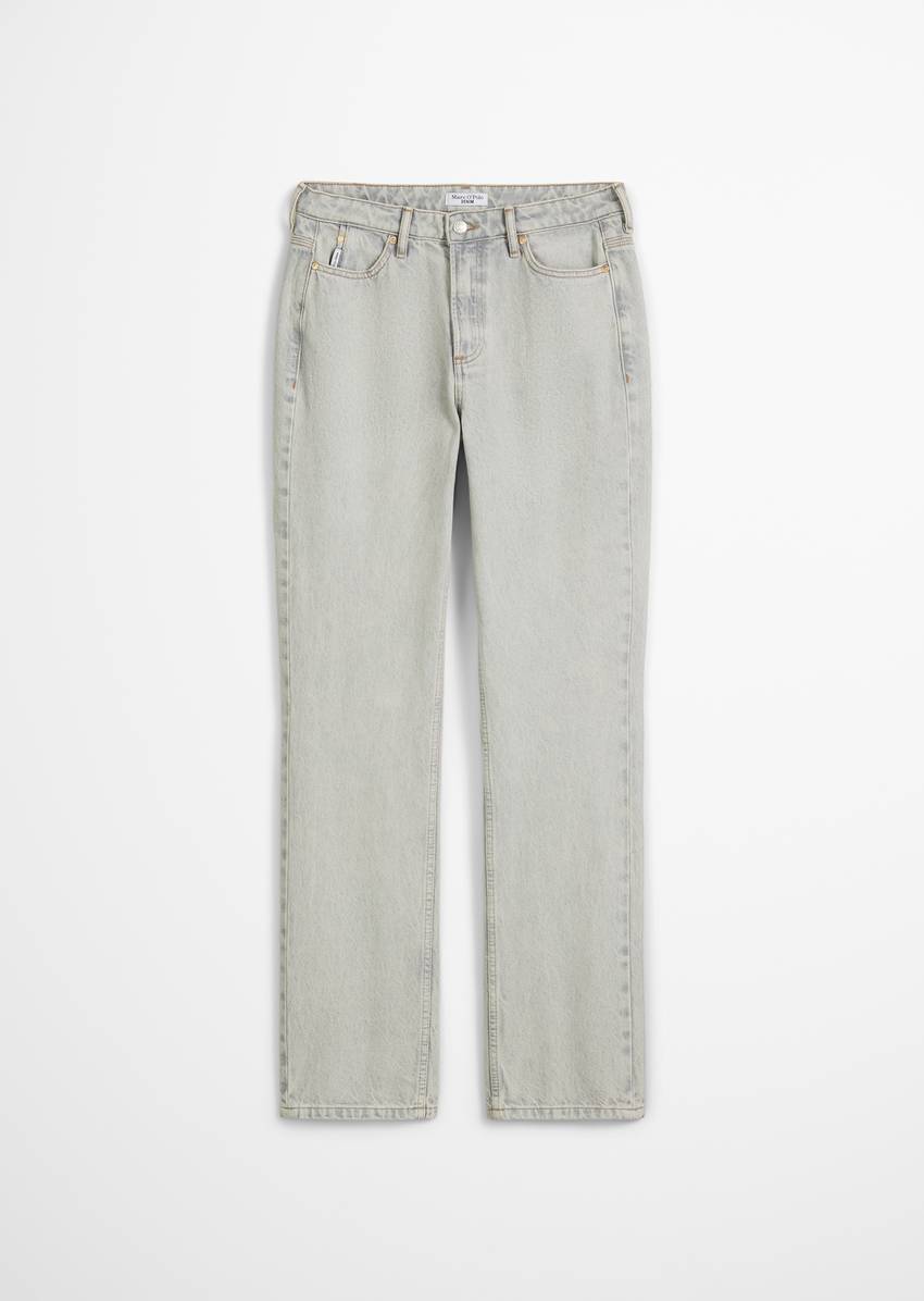 Jeans model Onna straight made from gray rigid denim