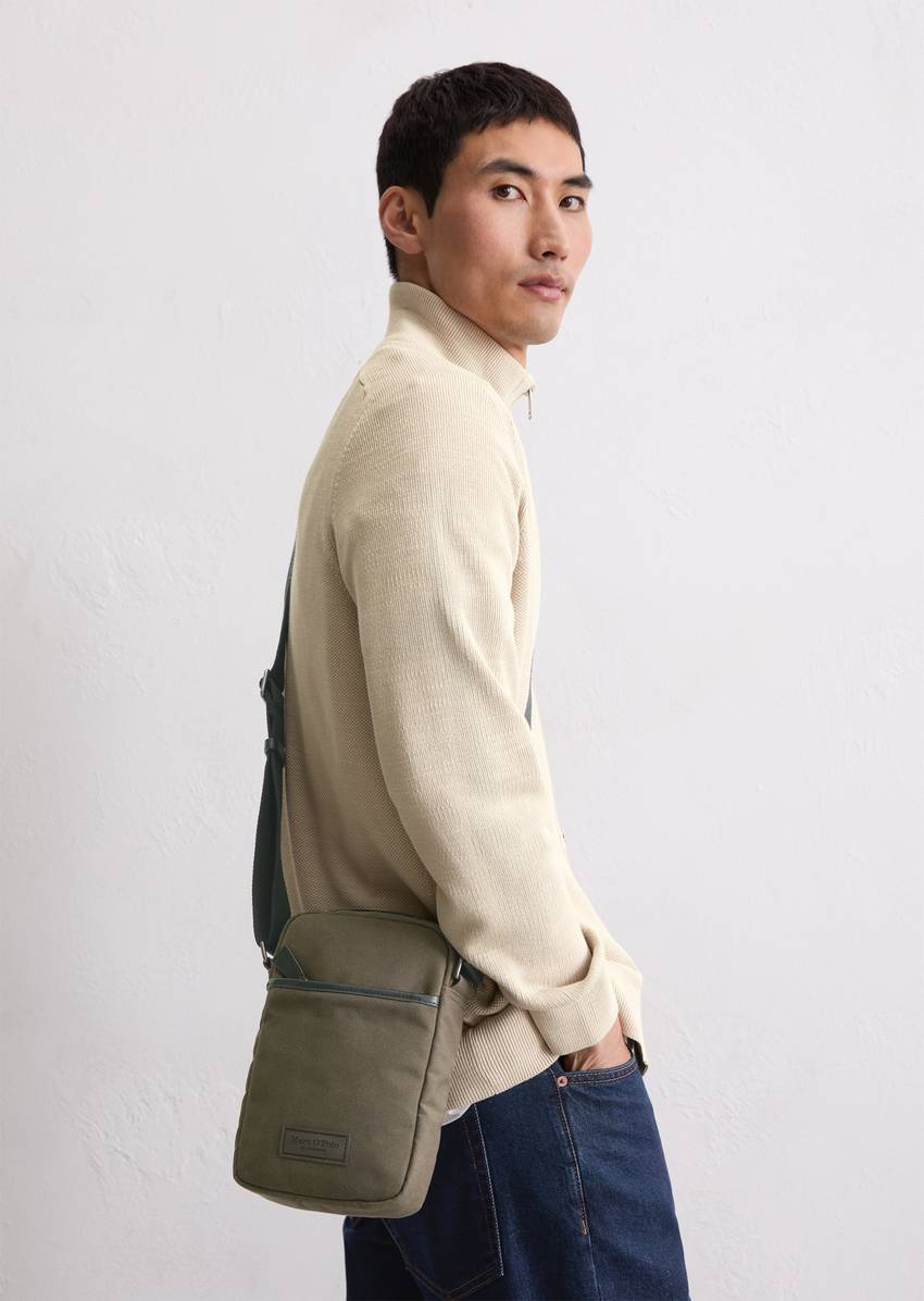 Crossbody bag small made from recycled polyester