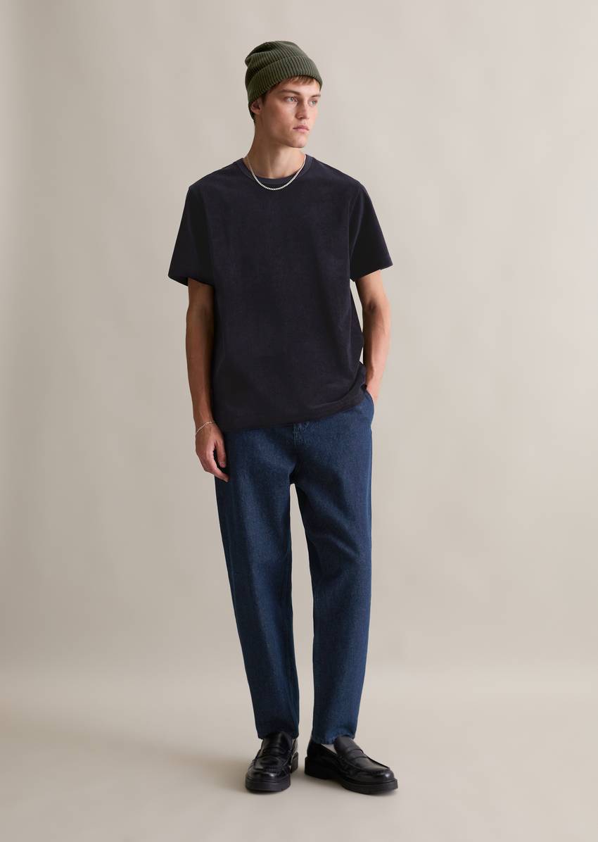 DfC T-Shirt relaxed made from soft terrycloth corduroy