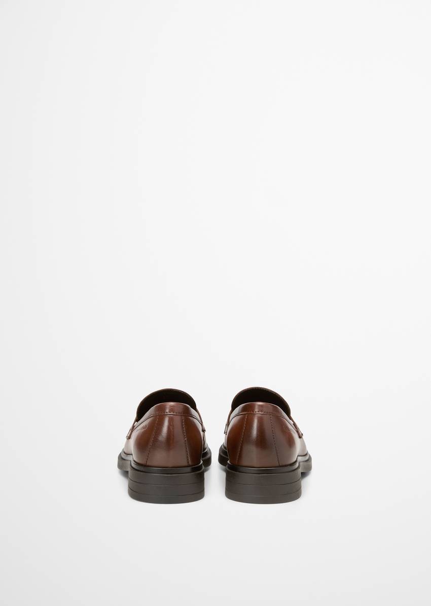 Penny loafer made from fine sheepskin