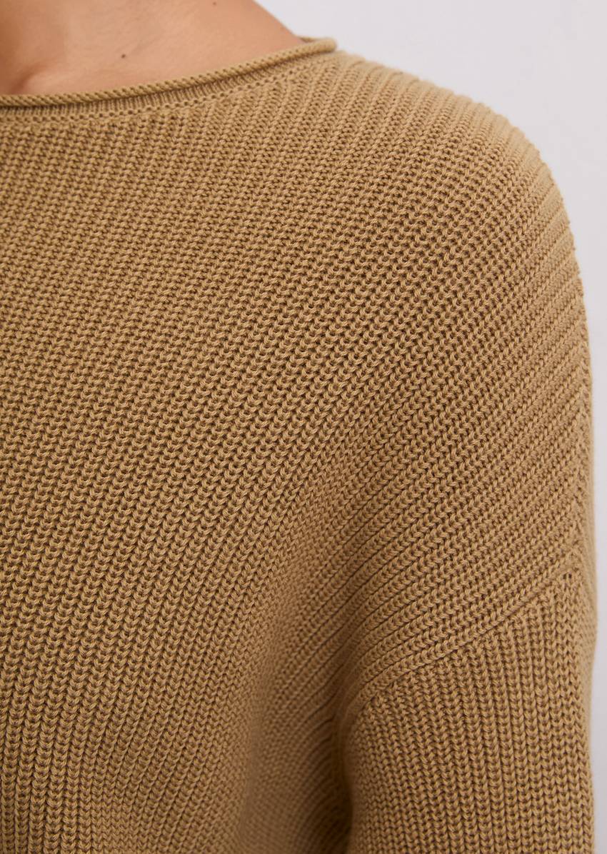 DfC knitted sweater oversize made from heavyweight organic cotton