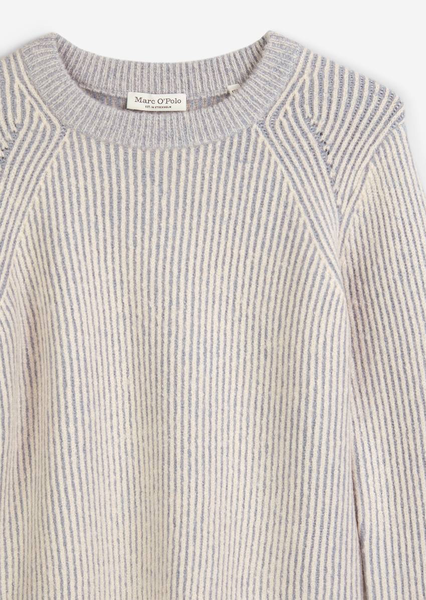 TEENS-GIRLS sweater two-tone striped