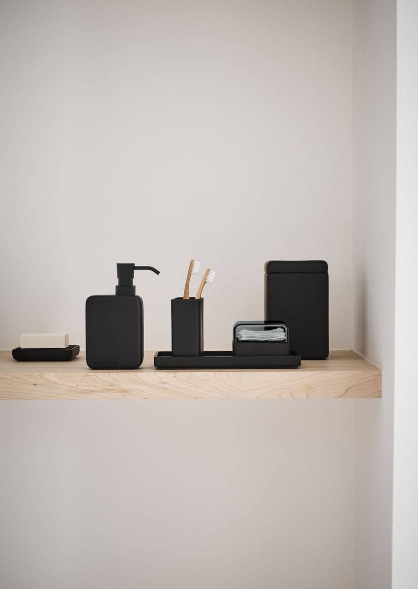 Toothbrush holder model The Edge from durable stoneware