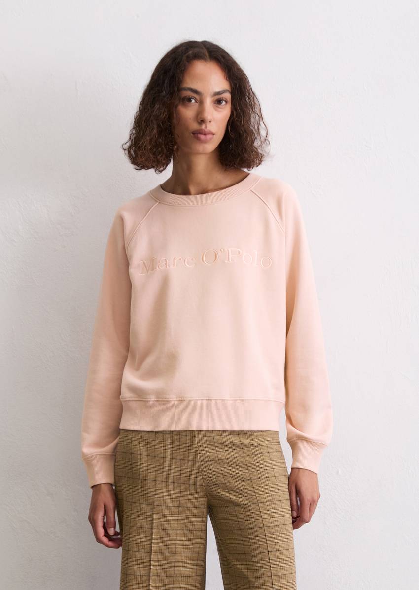 Logo sweatshirt relaxed made from organic cotton