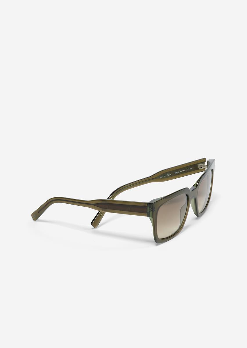 Unisex sunglasses made from organic acetate