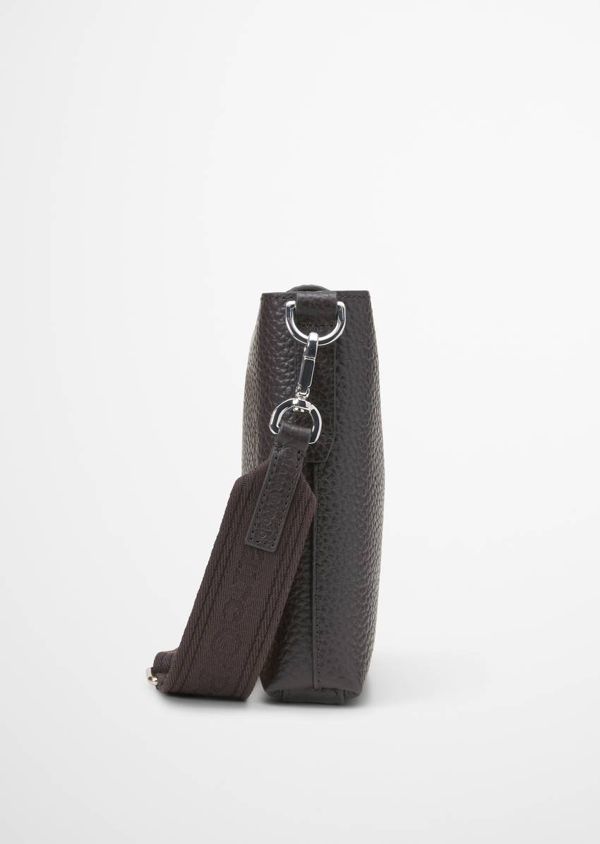 Smartphone case made from grained cowhide