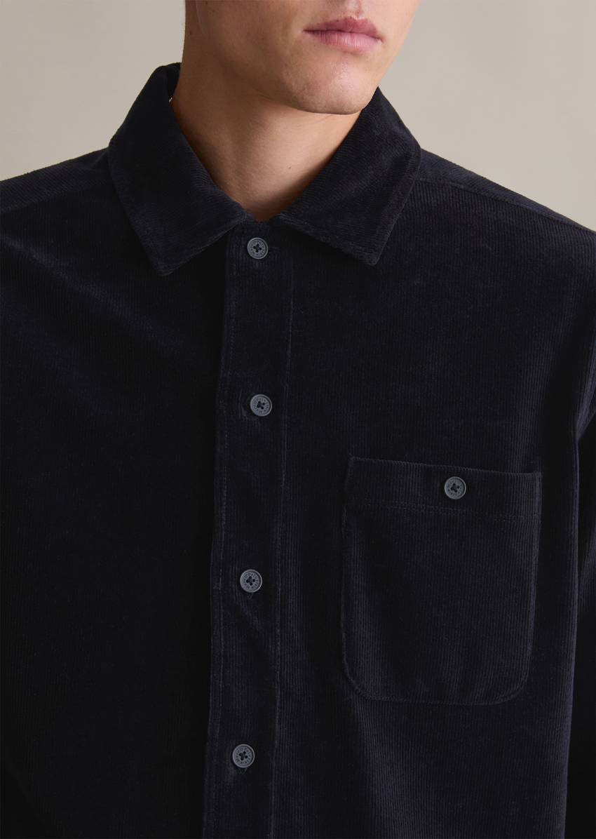 DfC jersey shirt relaxed made from soft terrycloth corduroy