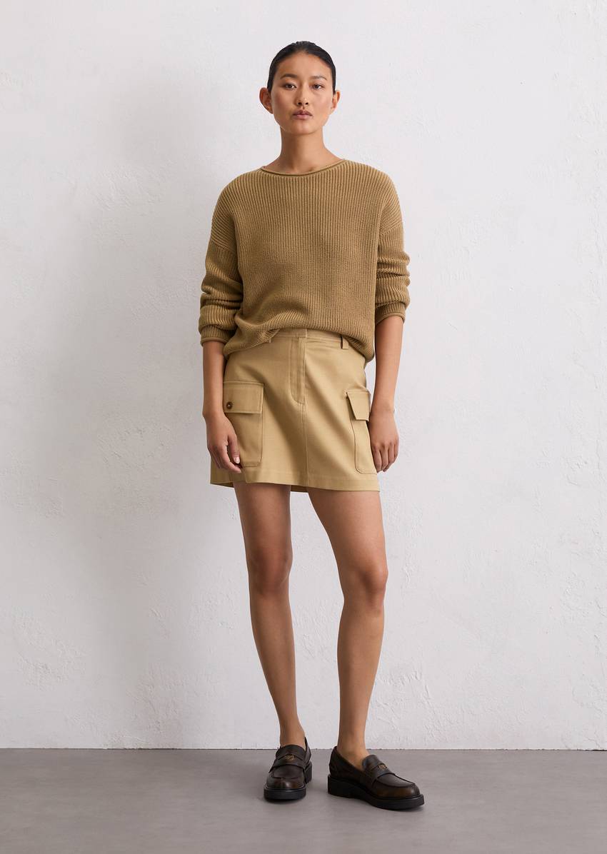 DfC knitted sweater oversize made from heavyweight organic cotton