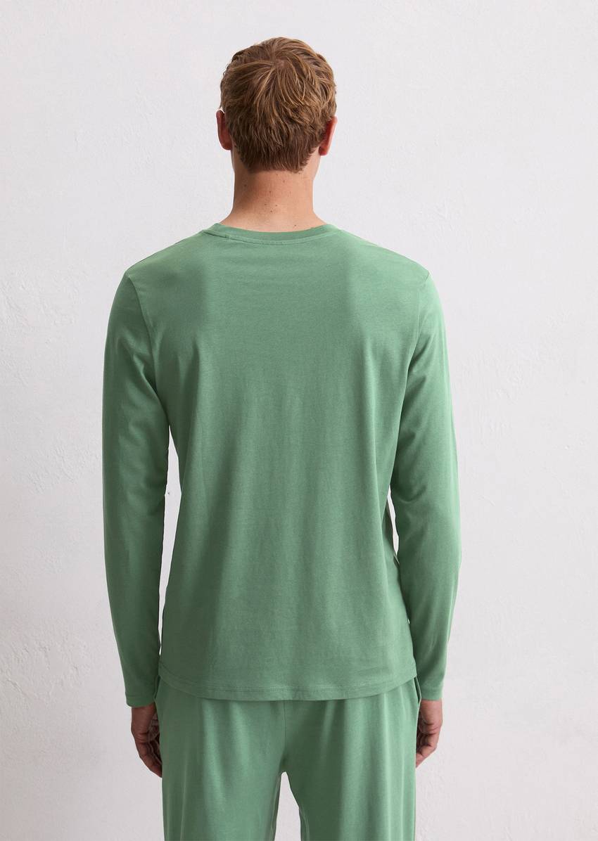Lounge longsleeve regular made from organic cotton