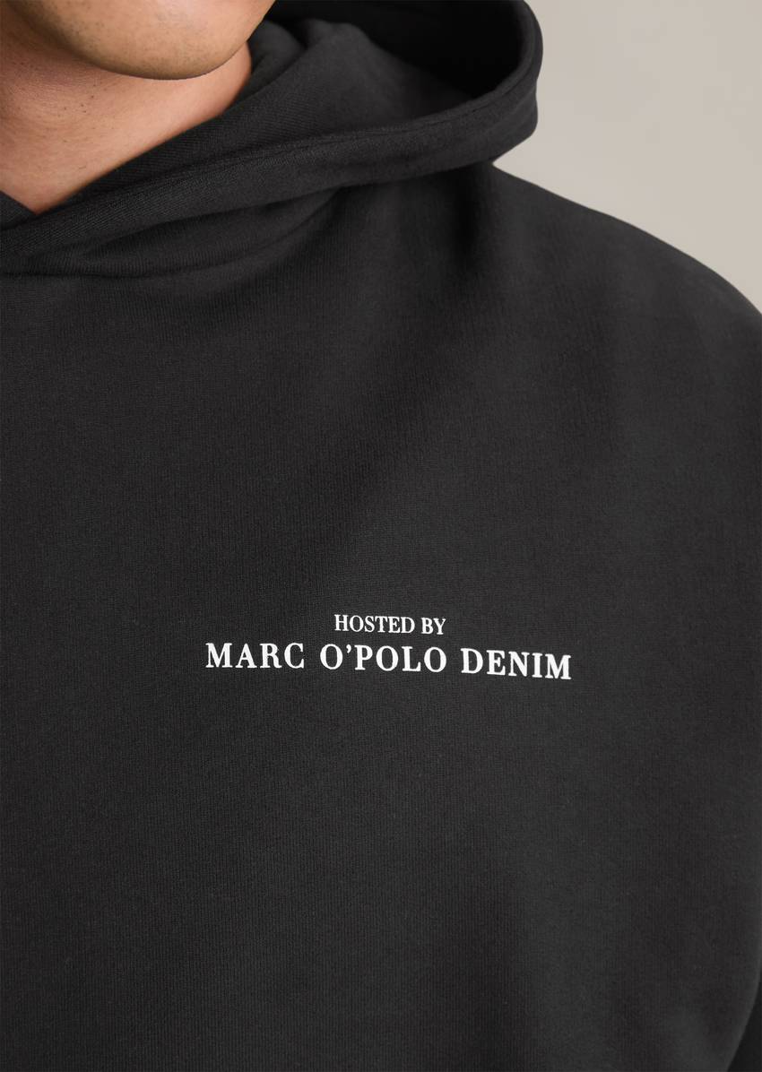 Hoodie relaxed with casual back print