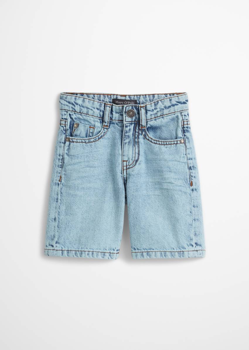 KIDS-BOYS denim shorts made from pure organic cotton