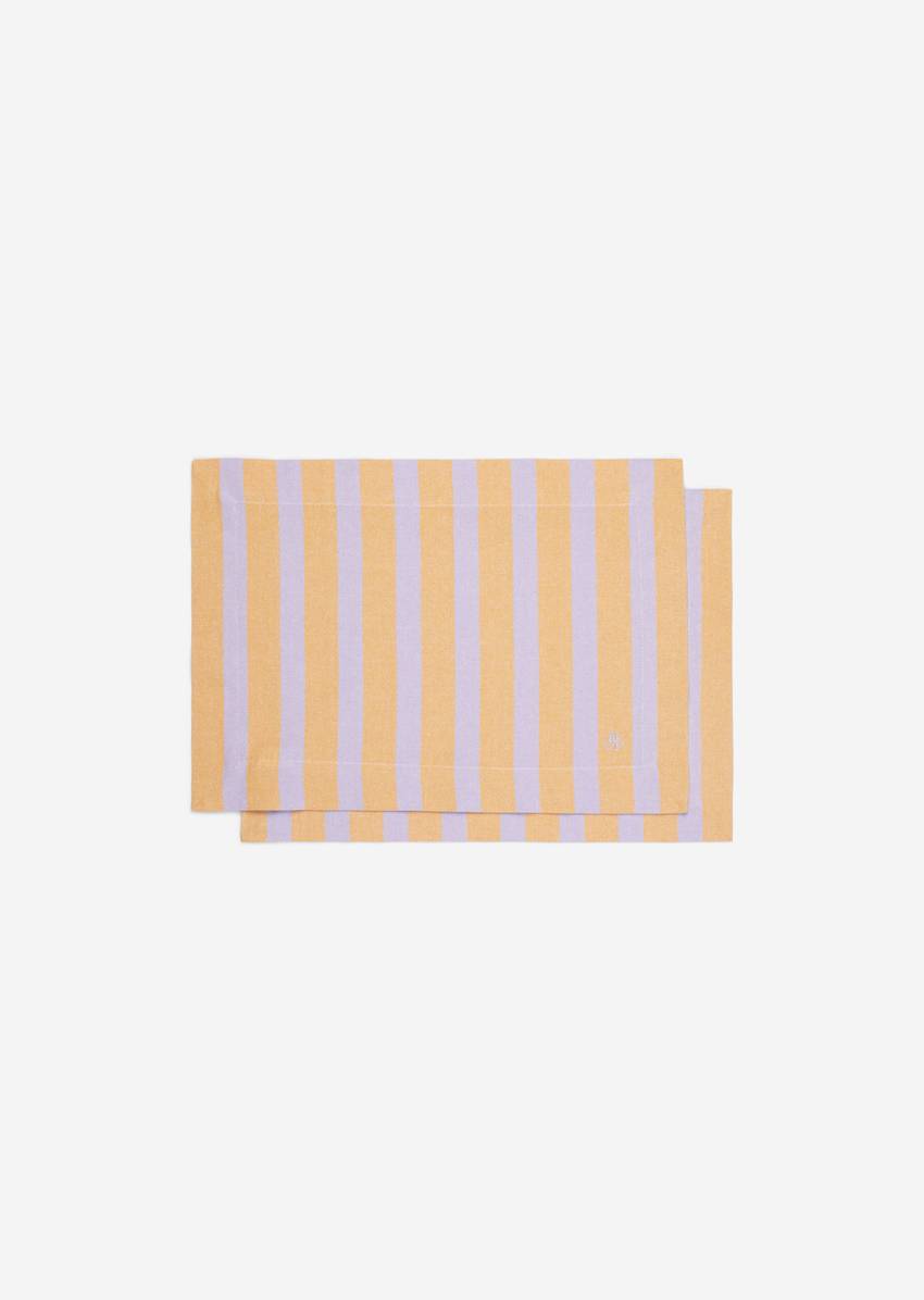 Striped placemat In pack of 2