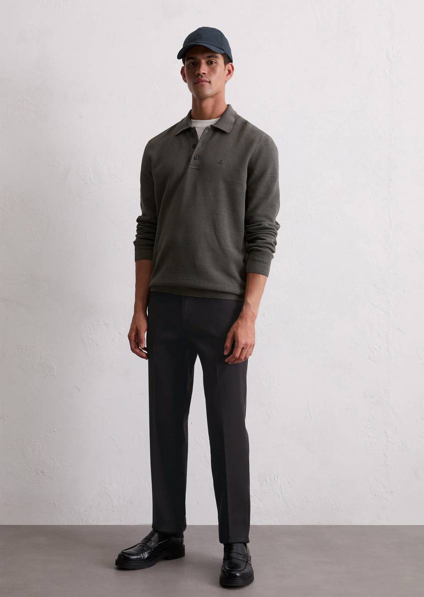 Chino model Osby tapered made from an organic cotton blend with TENCEL™Lyocell