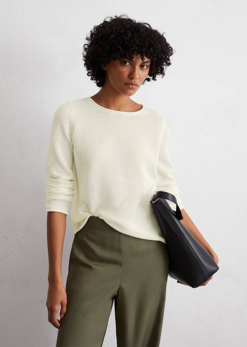 DfC Sweater regular made from soft cotton yarn